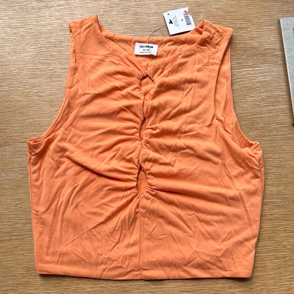 Orange Cotton On tank top